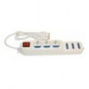 Karma CC 9567 6 Socket Power Strip con enchufe 16A