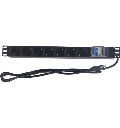 Karma CC 9575 7 Socket Rack Power Strip con enchufe 16A