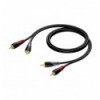 Karma CLA 800-10 Cable de audio RCA de 10MT 2x/ 2x RCA