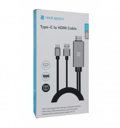 Karma OT 9572A Cable de video para Apple del Tipo C al HDMI