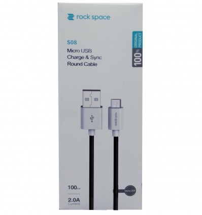 Karma RCB 0688B Micro USB 100 cm - Cable negro