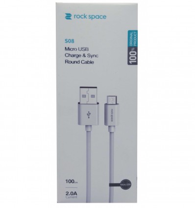 Karma RCB 0688W Micro USB 100 cm - Cable blanco