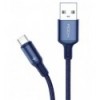 Karma RCB 0731BL Cable Tipo C - Metal azul 5A