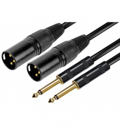 Karma RDM C103 2 x xlr m / 2 x 6.3 mm Cable de gato Monm - 3m