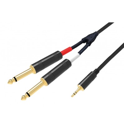 Karma RDM C41-5 Cable de 3.5 mm ST / 2x 6.3 mm m 1.5mt