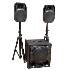 Altavoz DJ de 800 vatios - Sistema de altavoces activos de 2 vías bi-Amp de  10 pulgadas - Audio profesional Adkins - Altavoz DJ - Ideal para fiestas y