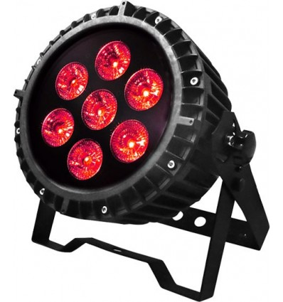 Karma LED PAR126IP Proyector de 7 Leds de 18 W DMX con UV