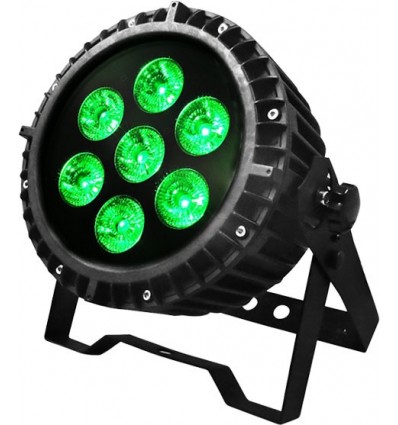 Karma LED PAR126-IP Proyector con 7 leds de 18W DMX con UV