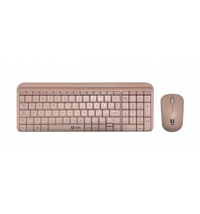 Karma KB 1246P Teclado y ratón inalámbricos - Rosa