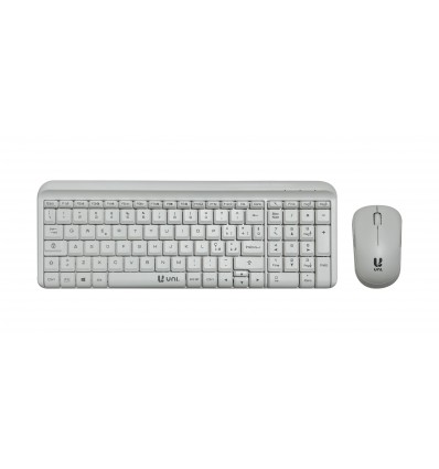 Karma KB 1246W Teclado y ratón inalámbricos - Blanco