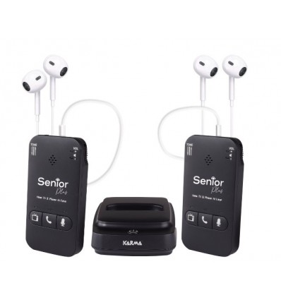 Karma SENIOR PLUS2 Auriculares Easy TV con 2 receptores