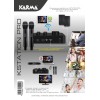 Karma KSTATION PRO Máquina de karaoke con doble micrófono inalámbrico.