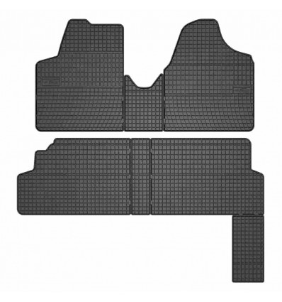 Alfombrillas de goma para Fiat Scudo II - van, 2da fila - (2006-2016)