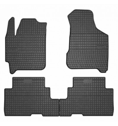 Alfombrillas de goma para Kia Carens II - minivan - (2002-2006)