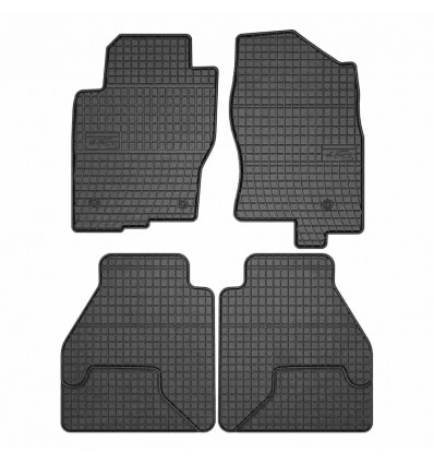 Alfombrillas de goma para Nissan Navara III - pickup, post lifting - (2010-2014)