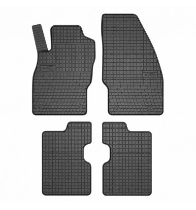 Alfombrillas de goma para Opel Corsa E - hatchback, 1era y 2da fila - (2014-2019)