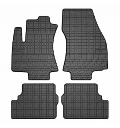 Alfombrillas de goma para Opel Zafira A - minivan, 1era y 2da fila - (1999-2005)