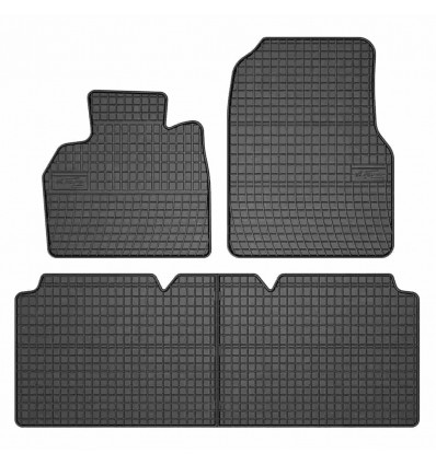 Alfombrillas de goma para Renault Espace IV - minivan, 1era y 2da fila - (2002-2014)