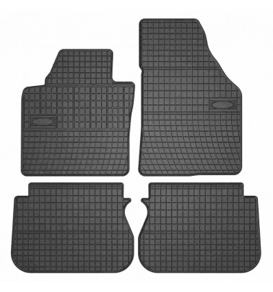 Alfombrillas de goma para Volkswagen Caddy III - kombivan, 1era y 2da fila - (2003-2020)