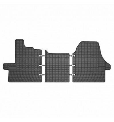 Alfombrillas de goma para Citroen Jumper II - van, 1era fila - (2006-2016)