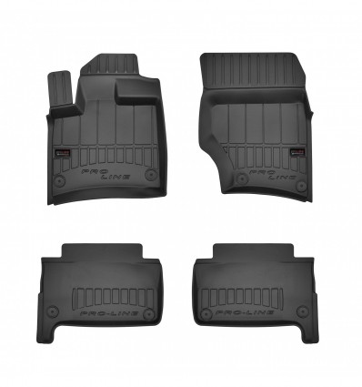 Alfombrillas 3D para Audi Q7 I suv, 1era y 2da fila (2005-2015)