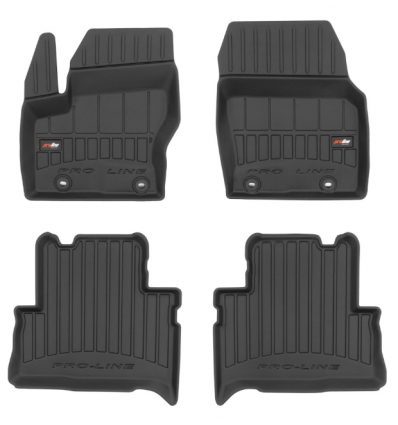 Alfombrillas 3D para Ford C-Max II minivan, distancia entre tapones 25,5cm (2010-2019)