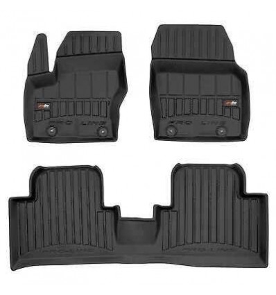 Alfombrillas 3D para Ford Grand C-Max minivan, distancia entre tapones 25,5cm (2010-2019)