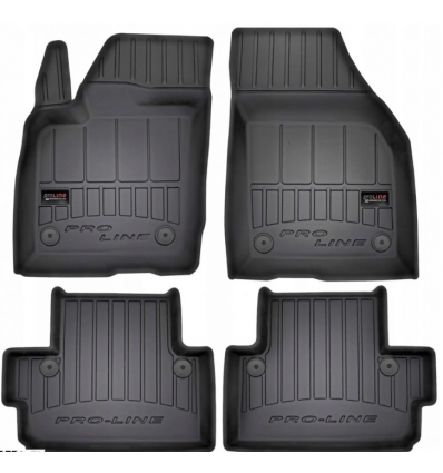 Alfombrillas 3D para Volvo V50 kombi, distancia entre tapones 31cm (2004-2012)