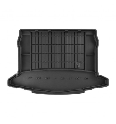 Protector de maletero TPE para Skoda Karoq valido para version con asientos desmontables, con huecos laterales