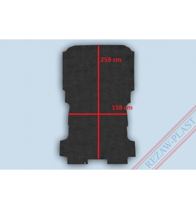 Plano de carga Fiat SCUDO II long, L2H1, L2H2 (272.4L, 272.4M, 272,4N)