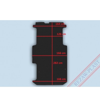 Plano de carga Nissan PRIMASTAR I long(2001 - 2014)