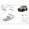 Cubre carter metalico Toyota Fj Cruiser (Desde 2006 hasta 2018)