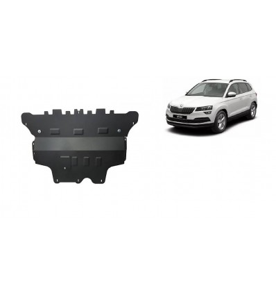 Cubre carter metalico Skoda Karoq - caja de cambios manual (Desde 2016 hasta 2022)