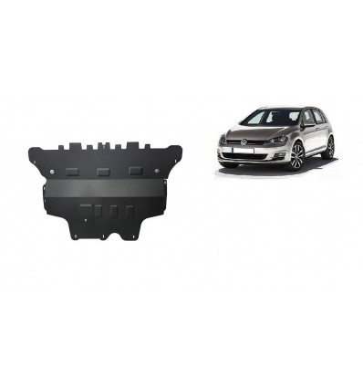 Cubre carter metalico VW Golf 7 - caja de cambios manual (Desde 2012 hasta 2020)