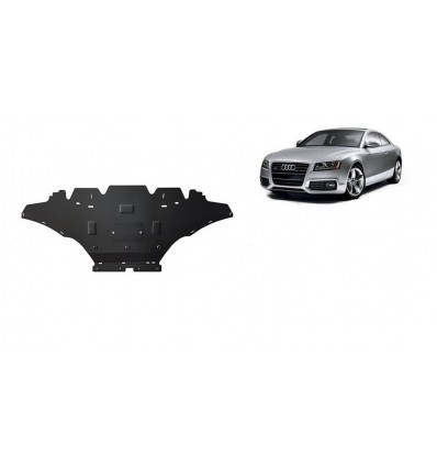 Cubre carter metalico Audi A5, diesel (Desde 2008 hasta 2016)