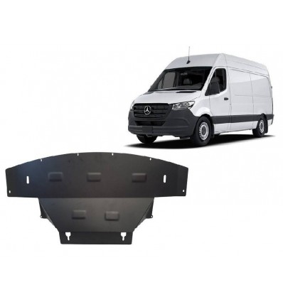 Cubre carter metalico Mercedes Sprinter 907 4x4 (Desde 2018 hasta 2022)